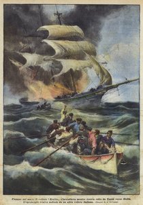 Llamas en el mar