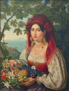 Adolf Senff, Retrato de una italiana