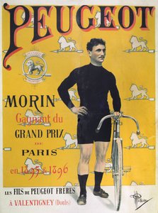 Póster publicitario de las bicicletas 