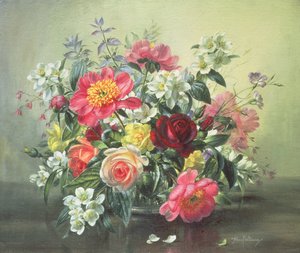 Flores románticas de junio