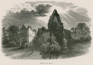 Abadía de Dryburgh, desde el Este
