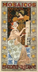 Cartel publicitario de Mosaicos Escofet-Tejera