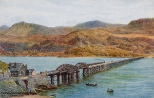 El viaducto y Cader Idris, Barmouth