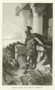 Mario entre las ruinas de Cartago