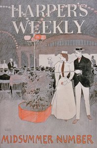 Póster publicitario de Harpers Weekly, Número de Verano