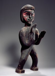 Figura de Potlatch (madera pintada)