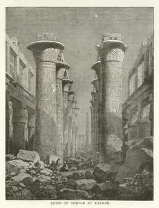 Ruinas del templo en Karnak