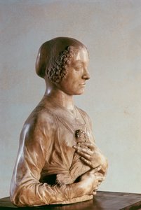 Mujer con un ramo, c.1475-80