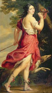 Madame de Montespan como Diana la Cazadora