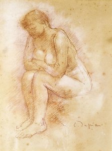Desnudo sentado; Nue Assise