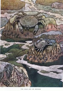 El cangrejo y su madre
