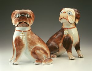 Par de perros pug