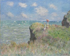 Paseo por el Acantilado en Pourville, 1882