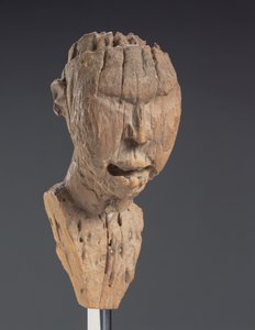 Fragmento de un nkisi nkondi del Congo
