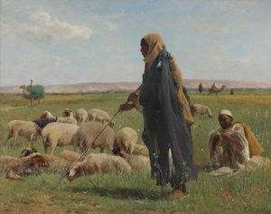 Pastores árabes, 1892