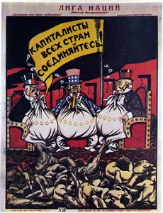 El cartel de la Liga de las Naciones, 1920