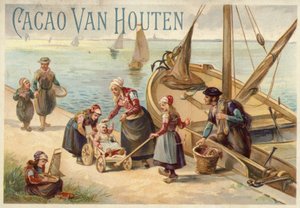 Pescador con su familia