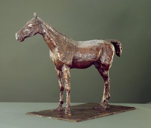 Caballo de pie (bronce)