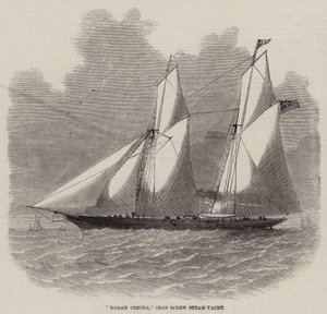 Norah Creina, yate de vapor de tornillo de hierro