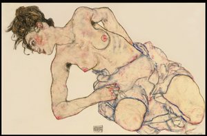 Kneider weiblicher halbakt, 1917