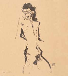Autorretrato desnudo masculino, 1912