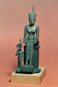Figurillas de Isis y Horus