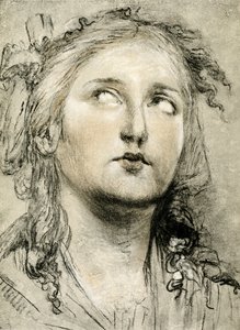 Estudio de la cabeza de una niña