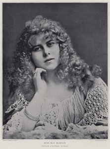 May Marton, actriz de burlesque inglesa