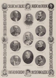 Receptores de honores de coronación