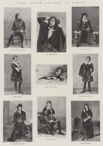 Algunas mujeres intérpretes de Hamlet