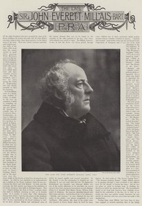 El difunto Sir John Everett Millais, obituarios