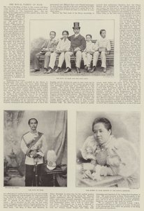 La familia real de Siam