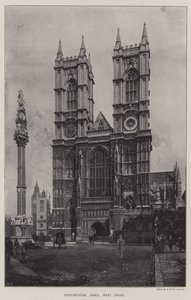Abadía de Westminster, fachada oeste