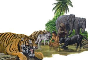 Niño y Animales