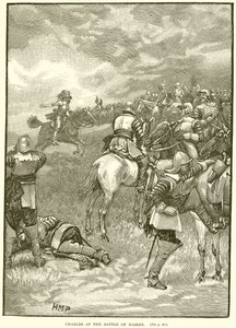 Carlos en la Batalla de Naseby
