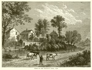 Granja en el Regents Park, 1750