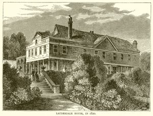 Casa Lauderdale, en 1820