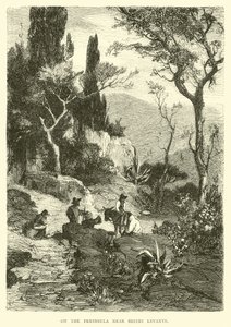 En la Península cerca de Sestri Levante