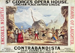 Póster publicitario de la Ópera de San Jorge