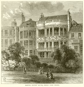 Casa de Samuel Rogers, Frente al Green Park