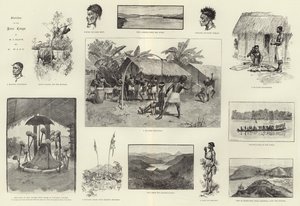 Bocetos en el río Congo