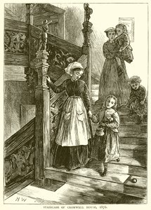 Escalera de la Casa Cromwell, 1876