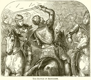 La batalla de Agincourt