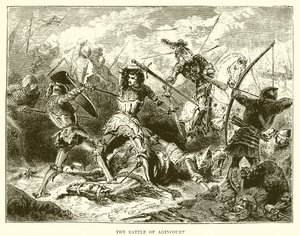 La batalla de Agincourt