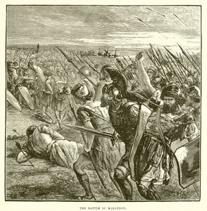 La batalla de Maratón