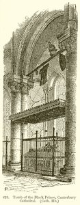 Tumba del Príncipe Negro, Catedral de Canterbury