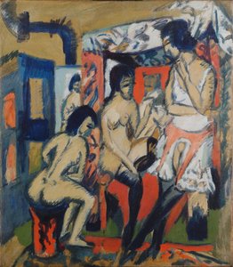 Desnudos en el estudio, 1912
