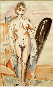 Desnudo de pie (Mujer desnuda de pie)