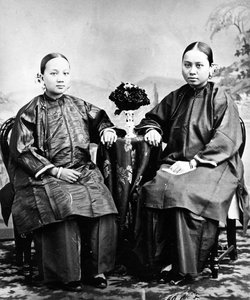 Chicas de Hong Kong, c.1870s