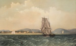 Frente a la isla Mt. Desert, Maine, 1850